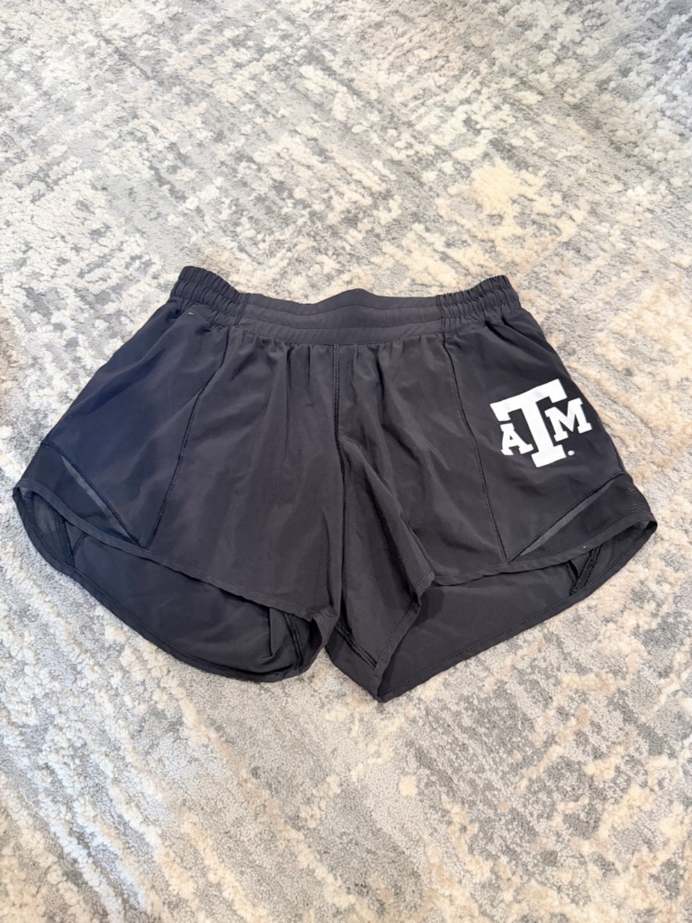 lululemon athletica Black Women's Running Shorts with A&M Logo